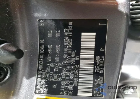 2018 Toyota Highlander Le из США, поврежденный, VIN 5TDBZRFH1JS872458